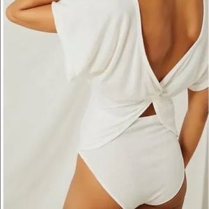 Free People Martini With a Twist Bodysuit